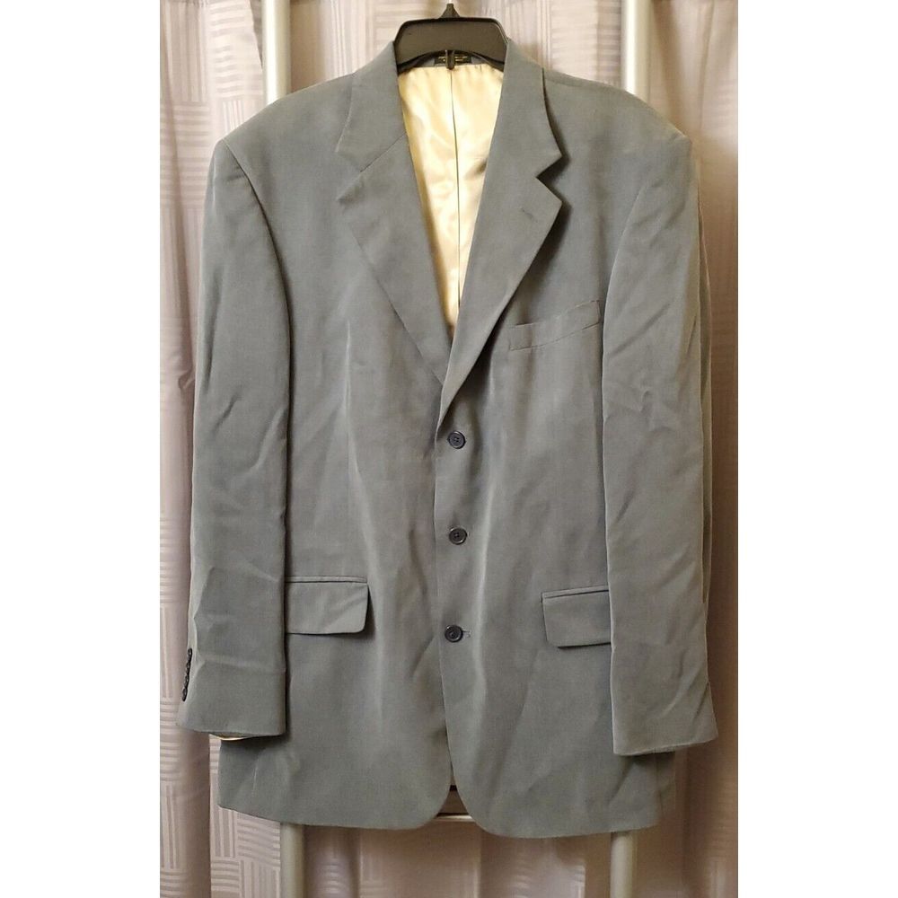 Gorgeous‎ Oscar De La Renta Men Light Olive Blazer - Size 42L